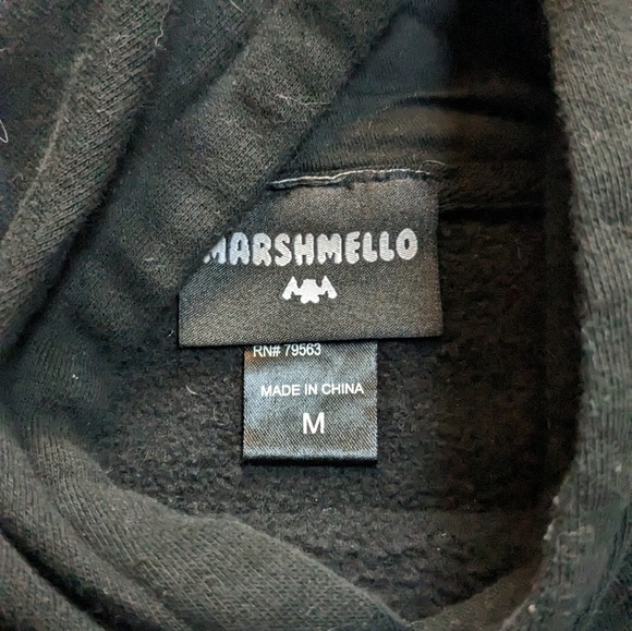 MARSHMELLO FORTNITE Black hoodie loot llama boys sz 10-12 - Picture 2 of 3
